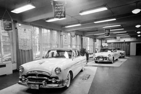 Packard showroom