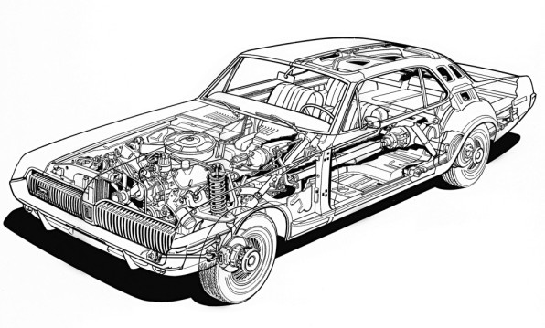 Mustang In A Tuxedo The 1967 Mercury Cougar Mac S Motor